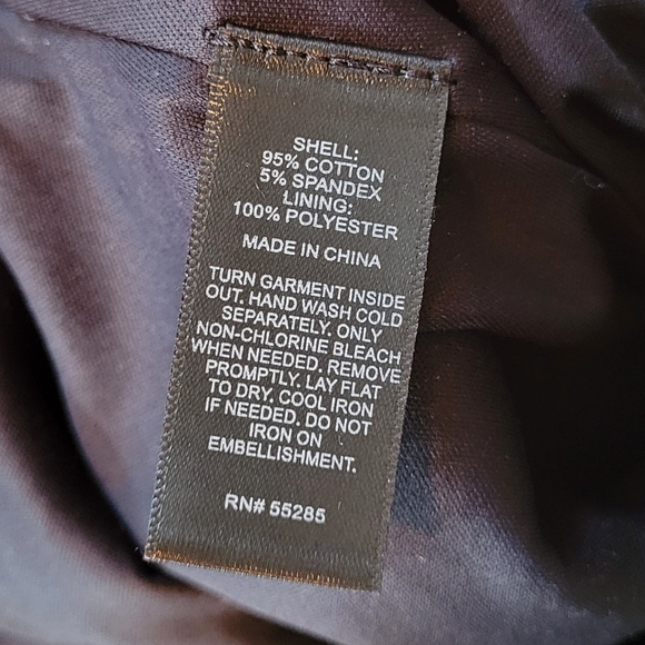 Express Black Mini Skirt with Sequins Geometric Design - Picture 7 of 7